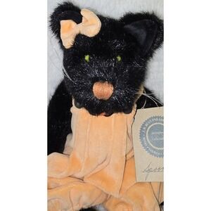 Boyds Bears Spooky Tangaween 91975 Kitty Cat Halloween Jointed Plush 85-98 12x9